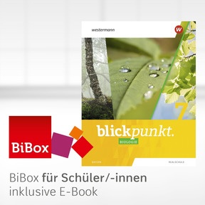 Produktabbildung zu Blickpunkt Biologie - Ausgabe 2022 für Realschulen in Bayern - BiBox - Das digitale Unterrichtssystem 7 - Einzellizenz für Schüler/-innen (1 Schuljahr)