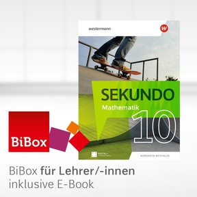 Produktabbildung zu Sekundo - Mathematik für differenzierende Schulformen - Ausgabe 2022 für Nordrhein-Westfalen - BiBox - Das digitale Unterrichtssystem 10 - Einzellizenz für Lehrer/-innen (Dauerlizenz)