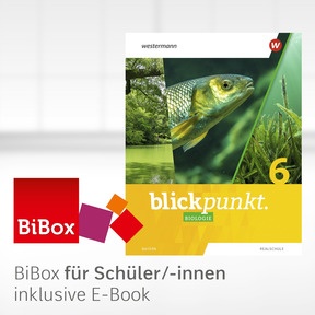 Produktabbildung zu Blickpunkt Biologie - Ausgabe 2022 für Realschulen in Bayern - BiBox - Das digitale Unterrichtssystem 6 - Klassenlizenz Premium (1 Schuljahr)