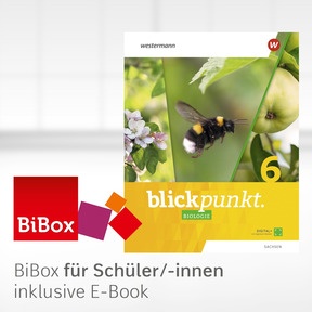 Produktabbildung zu Blickpunkt Biologie - Ausgabe 2024 für Sachsen - BiBox - Das digitale Unterrichtssystem 6 - Einzellizenz für Schüler/-innen (1 Schuljahr)