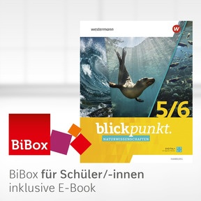 Produktabbildung zu Blickpunkt Naturwissenschaften - Ausgabe 2024 für Hamburg - BiBox - Das digitale Unterrichtssystem 1 - Klassenlizenz Premium (1 Schuljahr)