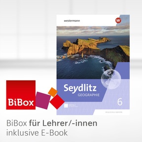 Produktabbildung zu Seydlitz Geographie - Ausgabe 2026 für Realschulen in Bayern - BiBox - Das digitale Unterrichtssystem 6 - Kollegiumslizenz für Lehrer/-innen (Dauerlizenz)