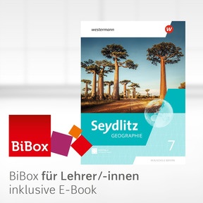 Produktabbildung zu Seydlitz Geographie - Aktuelle Ausgabe für Realschulen in Bayern - BiBox - Das digitale Unterrichtssystem 7 - Einzellizenz für Lehrer/-innen (Dauerlizenz)