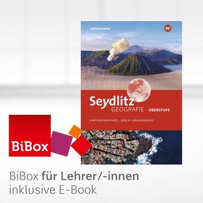 Produktabbildung zu Seydlitz Geografie – Aktuelle Ausgabe Sekundarstufe II in Berlin und Brandenburg - BiBox – Das digitale Unterrichtssystem Einführungsphase - Kollegiumslizenz für Lehrer/-innen (1 Schuljahr)