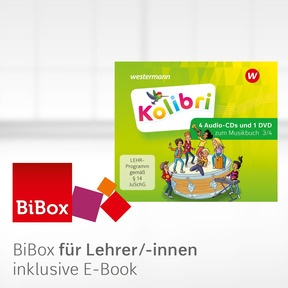 Produktabbildung zu Kolibri - Aktuelle allgemeine Ausgabe - BiBox – Erweiterungsmodul Hörbeispiele und Filme 3/4 - Kollegiumslizenz für Lehrer/-innen (Dauerlizenz)