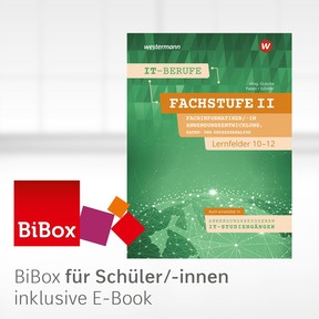 Produktabbildung zu IT-Berufe - BiBox - Das digitale Unterrichtssystem Fachinformatiker Anwendungsentwicklung - Einzellizenz für Schüler/-innen (1 Jahr) - 2. Auflage 2026