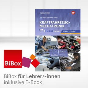 Produktabbildung zu Kraftfahrzeugmechatronik - Berufskunde - Kfz SMART Lernen - BiBox - Das digitale Unterrichtssystem - Einzellizenz für Lehrer/-innen (Dauerlizenz) - 1. Auflage 2025