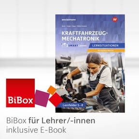 Produktabbildung zu Kraftfahrzeugmechatronik - Lernsituationen - Lernfelder 5-8 - Kfz SMART Lernen - BiBox - Das digitale Unterrichtssystem - Kollegiumslizenz für Lehrer/-innen (Dauerlizenz) - 1. Auflage 2026