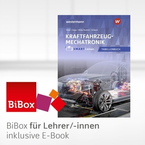 Produktabbildung zu Kraftfahrzeugmechatronik - Tabellenbuch - Kfz SMART Lernen - BiBox - Das digitale Unterrichtssystem - Einzellizenz für Lehrer/-innen (Dauerlizenz) - 1. Auflage 2025