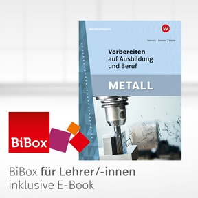 Produktabbildung zu Vorbereiten auf Ausbildung und Beruf - BiBox - Das digitale Unterrichtssystem Metall - Einzellizenz für Lehrer/-innen (Dauerlizenz) - 3. Auflage 2026