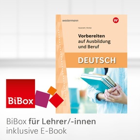 Produktabbildung zu Vorbereiten auf Ausbildung und Beruf - BiBox - Das digitale Unterrichtssystem Deutsch - Kollegiumslizenz für Lehrer/-innen (Dauerlizenz) - 3. Auflage 2023