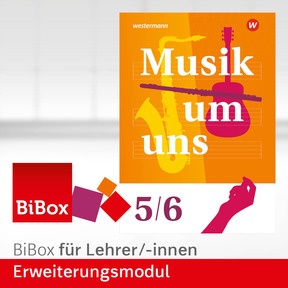 Produktabbildung zu Musik um uns SI - 6. Auflage 2024 - BiBox - Das digitale Unterrichtssystem Erweiterungsmodul 1 - Kollegiumslizenz für Lehrer/-innen (Dauerlizenz)