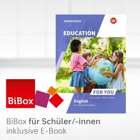 Produktabbildung zu Education For You - English for Jobs in Education - BiBox - Das digitale Unterrichtssystem - Einzellizenz für Schüler/-innen (4 Schuljahre) - 3. Auflage 2024