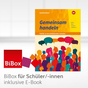 Produktabbildung zu Gemeinsam handeln - Politik an berufsbildenden Schulen - BiBox - Das digitale Unterrichtssystem - Einzellizenz für Schüler/-innen (4 Schuljahre) - 13. Auflage 2024