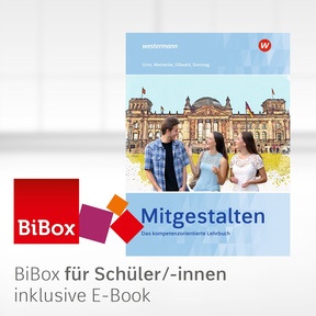 Produktabbildung zu Mitgestalten - BiBox - Das digitale Unterrichtssystem - Einzellizenz für Schüler/-innen (4 Schuljahre) - 19. Auflage 2026 