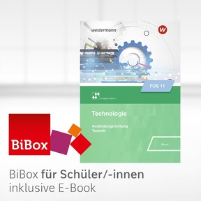 Produktabbildung zu Technologie für Fachoberschulen und Berufsoberschulen – Ausgabe Bayern - BiBox - Das digitale Unterrichtssystem Klasse 11 - Einzellizenz für Schüler/-innen (4 Schuljahre) - 2. Auflage 2022