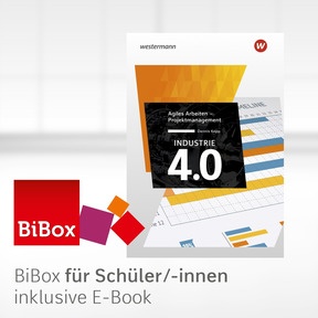 Produktabbildung zu Industrie 4.0 - BiBox - Das digitale Unterrichtssystem Agiles Arbeiten - Projektmanagement - Einzellizenz für Schüler/-innen (4 Schuljahre) - 1. Auflage 2019
