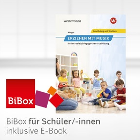 Produktabbildung zu Erziehen mit Musik in der sozialpädagogischen Ausbildung - BiBox - Das digitale Unterrichtssystem - Einzellizenz für Schüler/-innen (4 Schuljahre) - 2. Auflage 2019