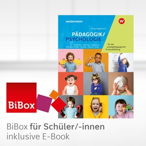 Produktabbildung zu Pädagogik/Psychologie für die sozialpädagogische Erstausbildung - BiBox - Das digitale Unterrichtssystem - Einzellizenz für Schüler/-innen (4 Schuljahre) - 6. Auflage 2021