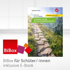 Produktabbildung zu Evangelische Religionspädagogik für sozialpädagogische Berufe - BiBox - Das digitale Unterrichtssystem - Einzellizenz für Schüler/-innen (4 Schuljahre) - 3. Auflage 2024
