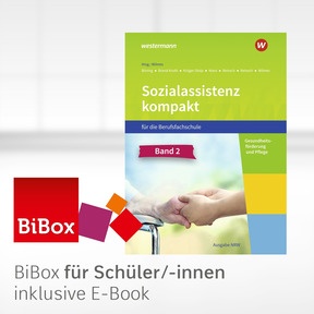 Produktabbildung zu Sozialassistenz kompakt für die Berufsfachschule - Ausgabe Nordrhein-Westfalen - BiBox - Das digitale Unterrichtssystem Band 2 - Einzellizenz für Schüler/-innen (4 Schuljahre) - 1. Auflage 2022