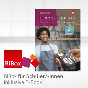 Produktabbildung zu Einzelhandel - BiBox - Das digitale Unterrichtssystem 3. Ausbildungsjahr - Einzellizenz für Schüler/-innen (4 Schuljahre) - 4. Auflage 2022