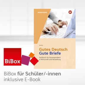 Produktabbildung zu Gutes Deutsch - Gute Briefe - BiBox - Das digitale Unterrichtssystem - Einzellizenz für Schüler/-innen (4 Schuljahre) - 29. Auflage 2025