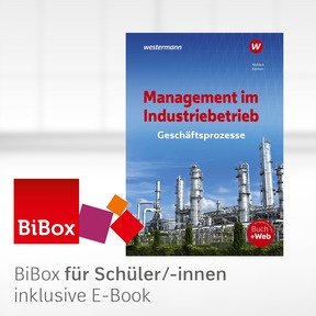 Produktabbildung zu Management im Industriebetrieb - BiBox - Das digitale Unterrichtssystem Geschäftsprozesse - Einzellizenz für Schüler/-innen (4 Schuljahre) - 12. Auflage 2021
