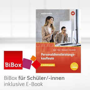 Produktabbildung zu Personaldienstleistungskaufleute - BiBox - Das digitale Unterrichtssystem 2. Ausbildungsjahr - Einzellizenz für Schüler/-innen (4 Schuljahre) - 5. Auflage 2026