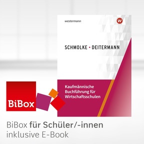 Produktabbildung zu Kaufmännische Buchführung für Wirtschaftsschulen - BiBox - Das digitale Unterrichtssystem - Einzellizenz für Schüler/-innen (4 Schuljahre) - 56. Auflage 2022