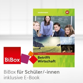 Produktabbildung zu Betrifft Wirtschaft - BiBox - Das digitale Unterrichtssystem - Einzellizenz für Schüler/-innen (4 Schuljahre) - 13. Auflage 2025
