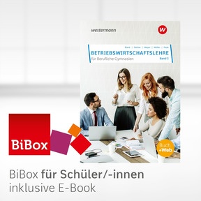 Produktabbildung zu Betriebswirtschaftslehre für Berufliche Gymnasien - BiBox - Das digitale Unterrichtssystem Band 2 - Einzellizenz für Schüler/-innen (4 Schuljahre) - 8. Auflage 2023