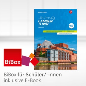 Produktabbildung zu Camden Town Oberstufe - Ausgabe für die Sekundarstufe II - BiBox - Das digitale Unterrichtssystem Arbeitsheft Abitur Niedersachsen 2026 eA - Einzellizenz für Schüler/-innen PrintPlus (1 Schuljahr)