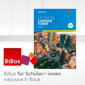 Produktabbildung zu Camden Town Oberstufe - Ausgabe für die Sekundarstufe II - BiBox - Das digitale Unterrichtssystem Arbeitsheft Abitur Niedersachsen 2026 gA - Einzellizenz für Schüler/-innen PrintPlus (1 Schuljahr)