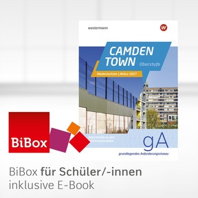 Produktabbildung zu Camden Town Oberstufe - Ausgabe für die Sekundarstufe II - Digitales Arbeitsheft Abitur Niedersachsen 2027 gA - Einzellizenz für Schüler/-innen (1 Schuljahr)