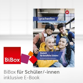 Produktabbildung zu Sprachwelten - Deutsch für berufliche Schulen - Klassensatz PrintPlus (1 Schuljahr) - 1. Auflage 2025