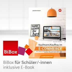 Produktabbildung zu Kaufmann/Kauffrau im E-Commerce - BiBox - Das digitale Unterrichtssystem 2 - Einzellizenz für Schüler/-innen (1 Schuljahr) - 3. Auflage 2024