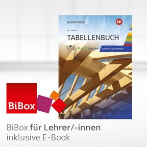 Produktabbildung zu Tabellenbuch Zimmerin und Zimmerer - BiBox - Das digitale Unterrichtssystem - Einzellizenz für Lehrer/-innen (Dauerlizenz) - 10. Auflage 2026