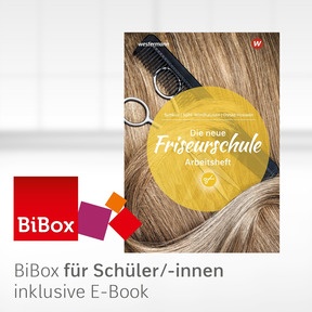 Produktabbildung zu Die neue Friseurschule - BiBox - Das digitale Unterrichtssystem Arbeitsheft - Einzellizenz für Schüler/-innen (4 Schuljahre)