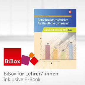 Produktabbildung zu Betriebswirtschaftslehre für Berufliche Gymnasien - BiBox - Das digitale Unterrichtssystem Abiturvorbereitung NRW 2027 - Einzellizenz für Lehrer/-innen (Dauerlizenz) - 20. Auflage 2025