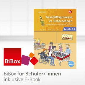 Produktabbildung zu Café Krümel - Arbeitsmaterialien zur individuellen Förderung - BiBox - Das digitale Unterrichtssystem Lernfeld 1-5 - Klassensatz PrintPlus (1 Schuljahr) - 2. Auflage 2026