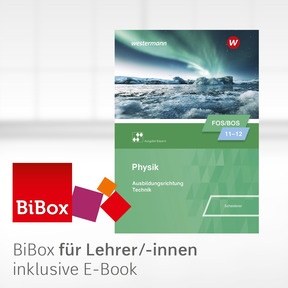Produktabbildung zu Physik für Fachoberschulen und Berufsoberschulen in Bayern - BiBox - Das digitale Unterrichtssystem - Einzellizenz für Lehrer/-innen (Dauerlizenz) - 6. Auflage 2026