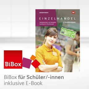 Produktabbildung zu Einzelhandel - BiBox - Das digitale Unterrichtssystem 2. Ausbildungsjahr Einzelhandel Arbeitsbuch - Einzellizenz für Schüler/-innen (1 Jahr) - 5. Auflage 2025