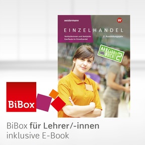 Produktabbildung zu Einzelhandel - BiBox - Das digitale Unterrichtssystem 2. Ausbildungsjahr Einzelhandel Arbeitsbuch - Kollegiumslizenz für Lehrer/-innen (1 Schuljahr) - 5. Auflage 2025