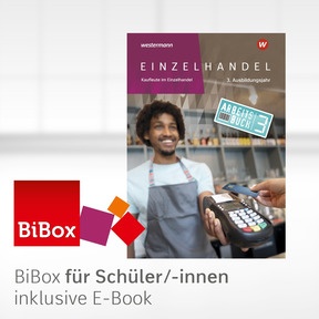 Produktabbildung zu Einzelhandel - BiBox - Das digitale Unterrichtssystem 3. Ausbildungsjahr Einzelhandel Arbeitsbuch - Klassensatz PrintPlus (1 Schuljahr) - 5. Auflage 2025