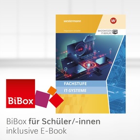 Produktabbildung zu Fachstufe IT-Systeme - BiBox - Das digitale Unterrichtssystem - Einzellizenz für Schüler/-innen (4 Schuljahre) - 1. Auflage 2021