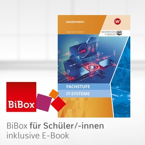 Produktabbildung zu Fachstufe IT-Systeme - BiBox - Das digitale Unterrichtssystem - Einzellizenz für Schüler/-innen (4 Schuljahre) - 2. Auflage 2024