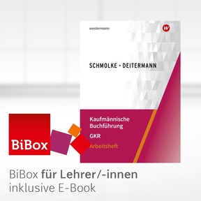 Produktabbildung zu Kaufmännische Buchführung – GKR - BiBox - Das digitale Unterrichtssystem Arbeitsheft - Einzellizenz für Lehrer/-innen (Dauerlizenz) - 56. Auflage 2026