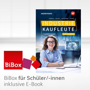Produktabbildung zu Industriekaufleute - Ausgabe nach Ausbildungsjahren und Lernfeldern - BiBox - Das digitale Unterrichtssystem nach Lernfeldern 1. Ausbildungsjahr Schülerband - Klassenlizenz Premium (1 Schuljahr) - 1. Auflage 2024