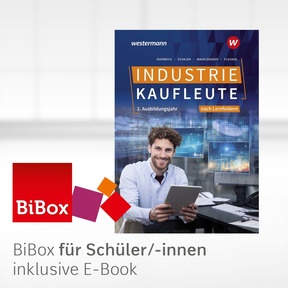 Produktabbildung zu Industriekaufleute - Ausgabe nach Ausbildungsjahren und Lernfeldern - BiBox - Das digitale Unterrichtssystem nach Lernfeldern 2. Ausbildungsjahr Schülerband - Klassensatz PrintPlus (1 Schuljahr) - 1. Auflage 2025